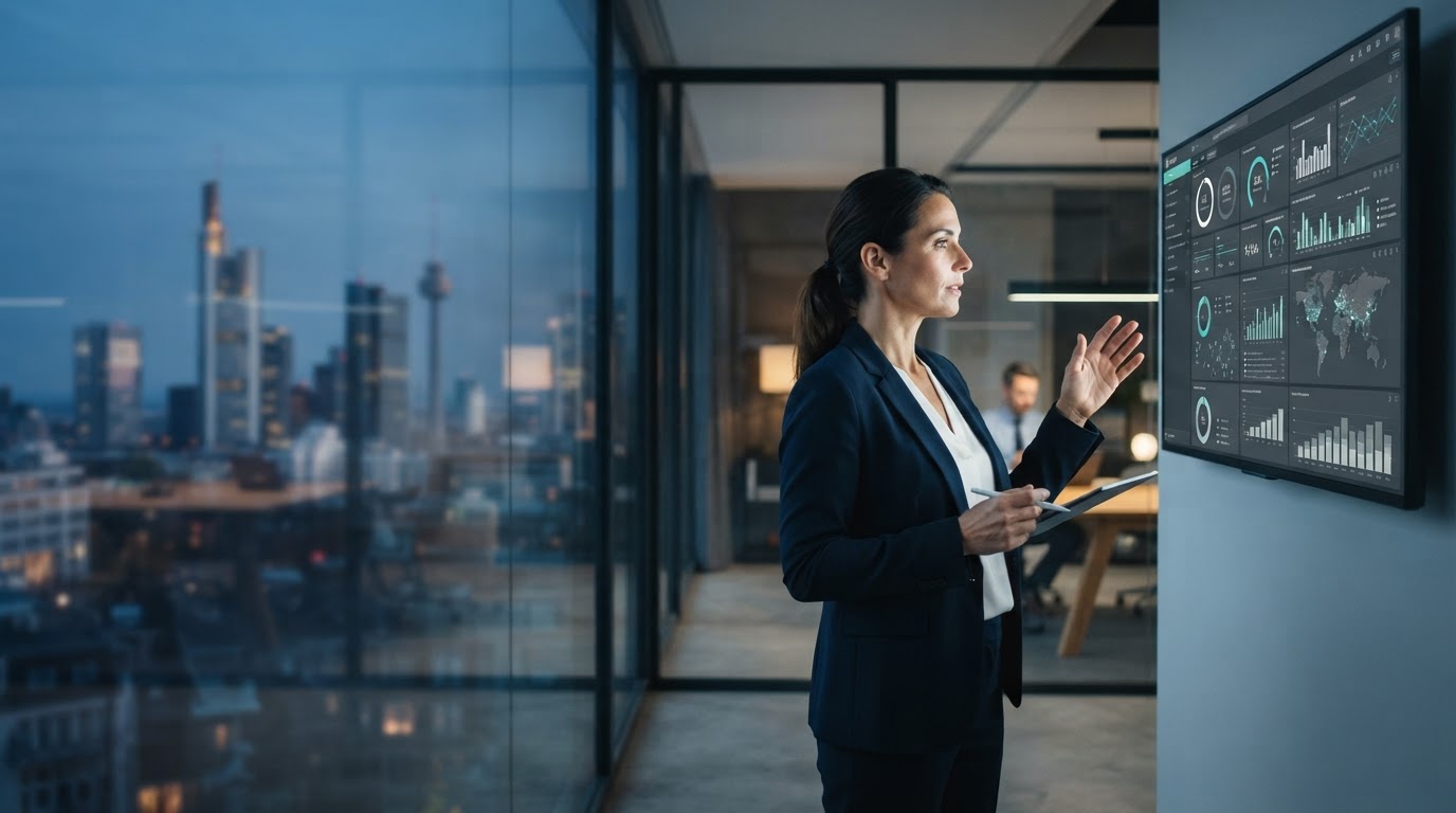 Oracle AI Dashboard zur Analyse von Marktdaten und Risikokennzahlen